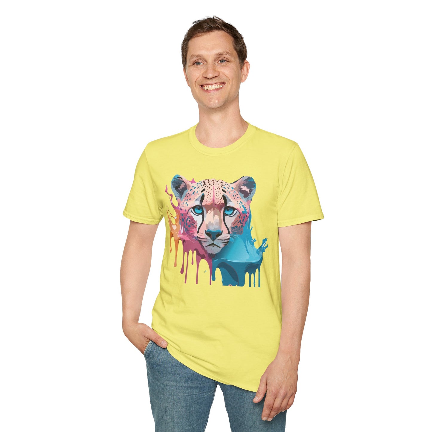 Cheetah Shirt, Shirt with Cheetah, Cheetah Tee, Shirt with Animals