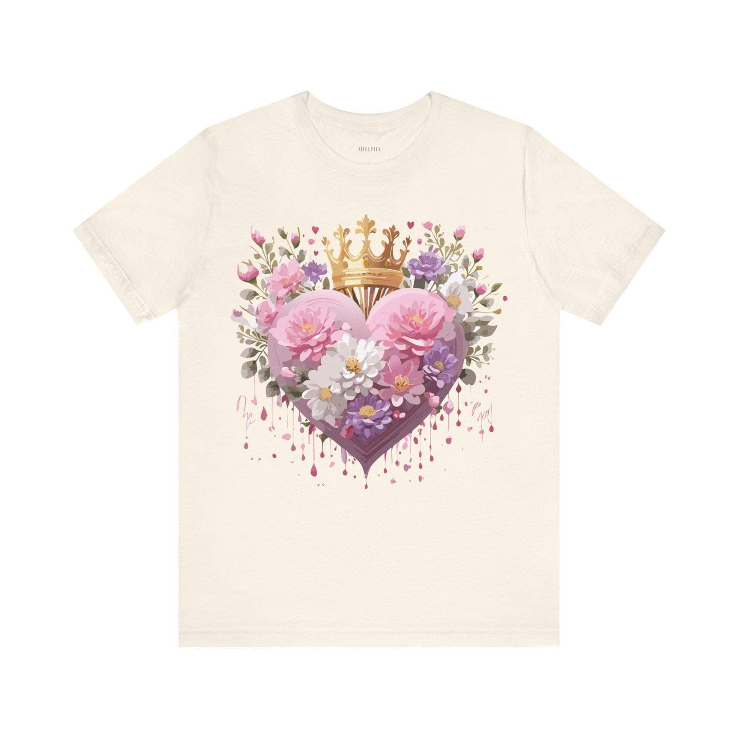 Natural Cotton Tee Shirt - Love story Collection