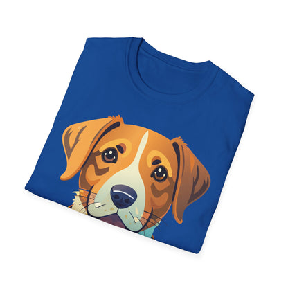Dog Shirt Unisex Animal Tee Gildan Softstyle 64000 Cotton Tee