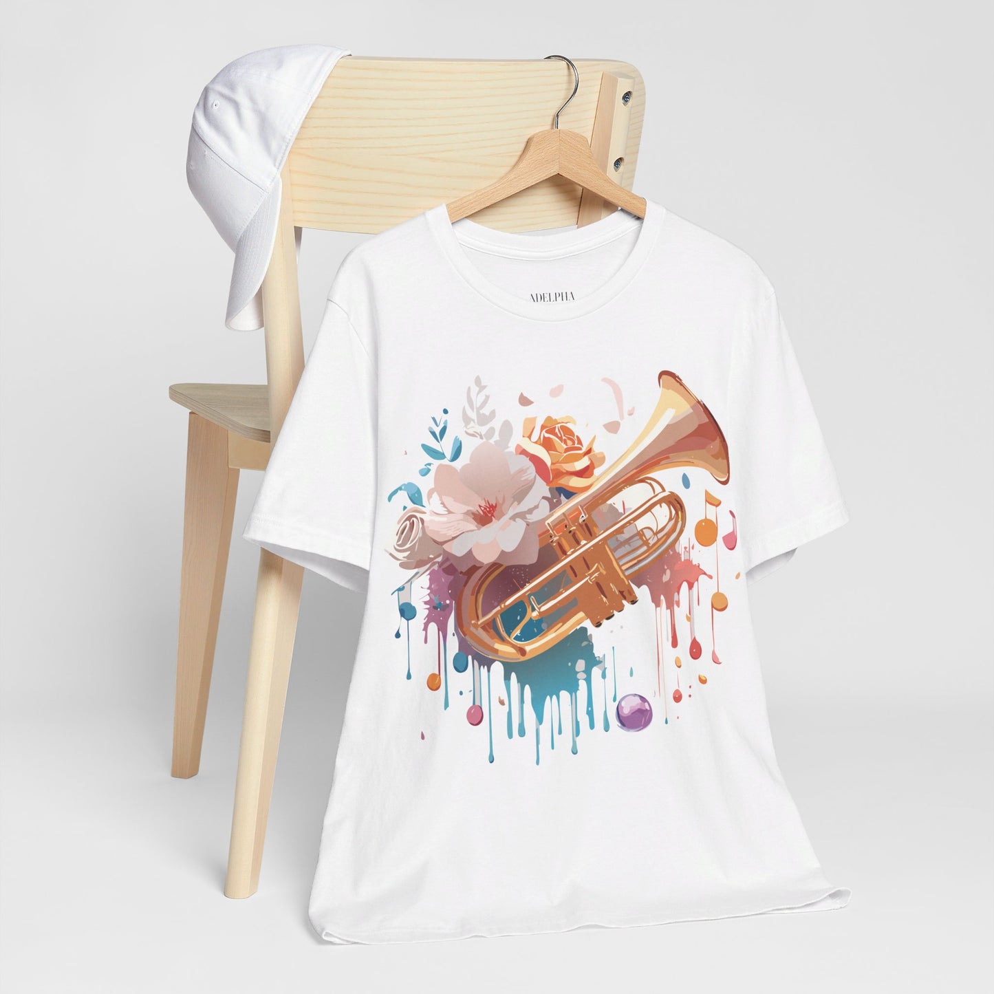 Natural Cotton Tee Shirt - Music collection