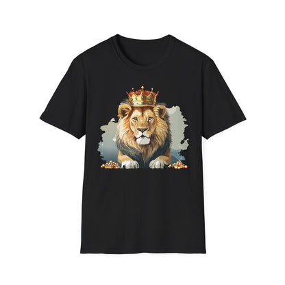 Lion Shirt Unisex Animal Tee Gildan Softstyle 64000 Comfort Fit