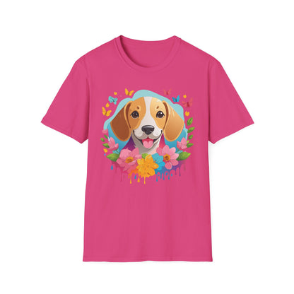Dog Shirt Unisex Animal Tee Softstyle Cotton Comfort Everyday Wear