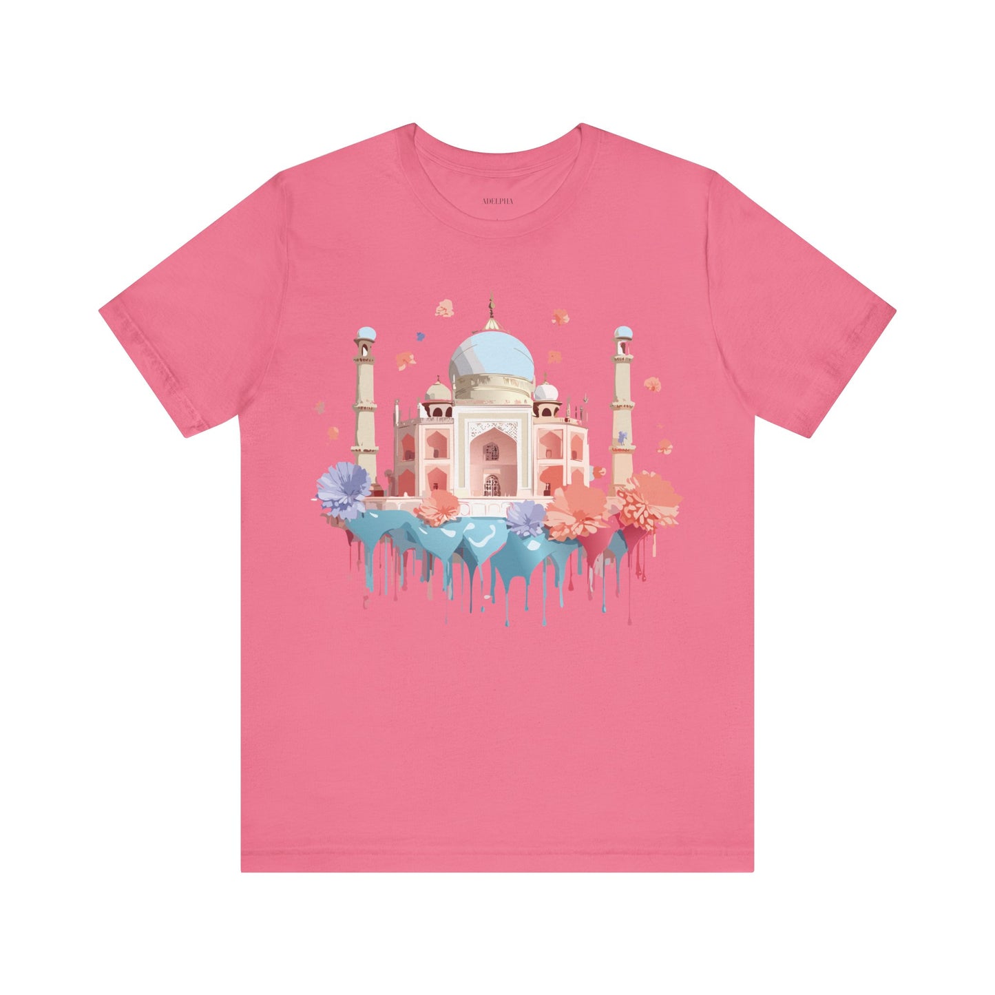 Natural Cotton Tee Shirt - Taj Mahal, India