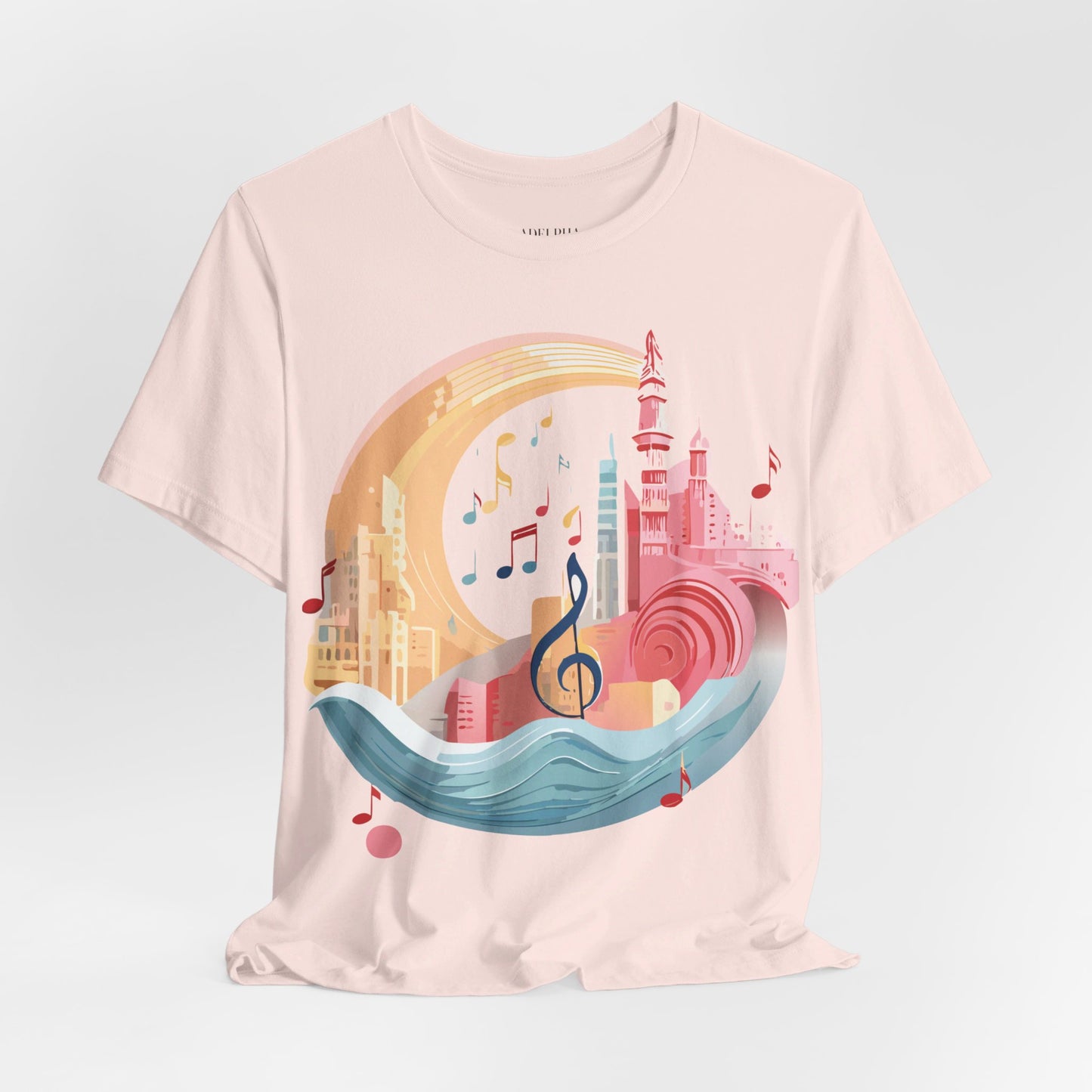 T-shirt en coton naturel - Collection Musique