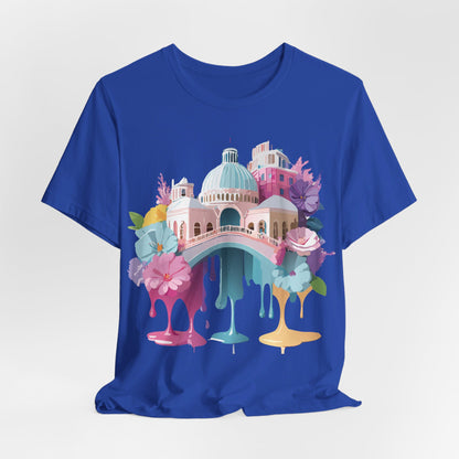 Natural Cotton Tee Shirt - Beautiful Places Collection - Venice Printify