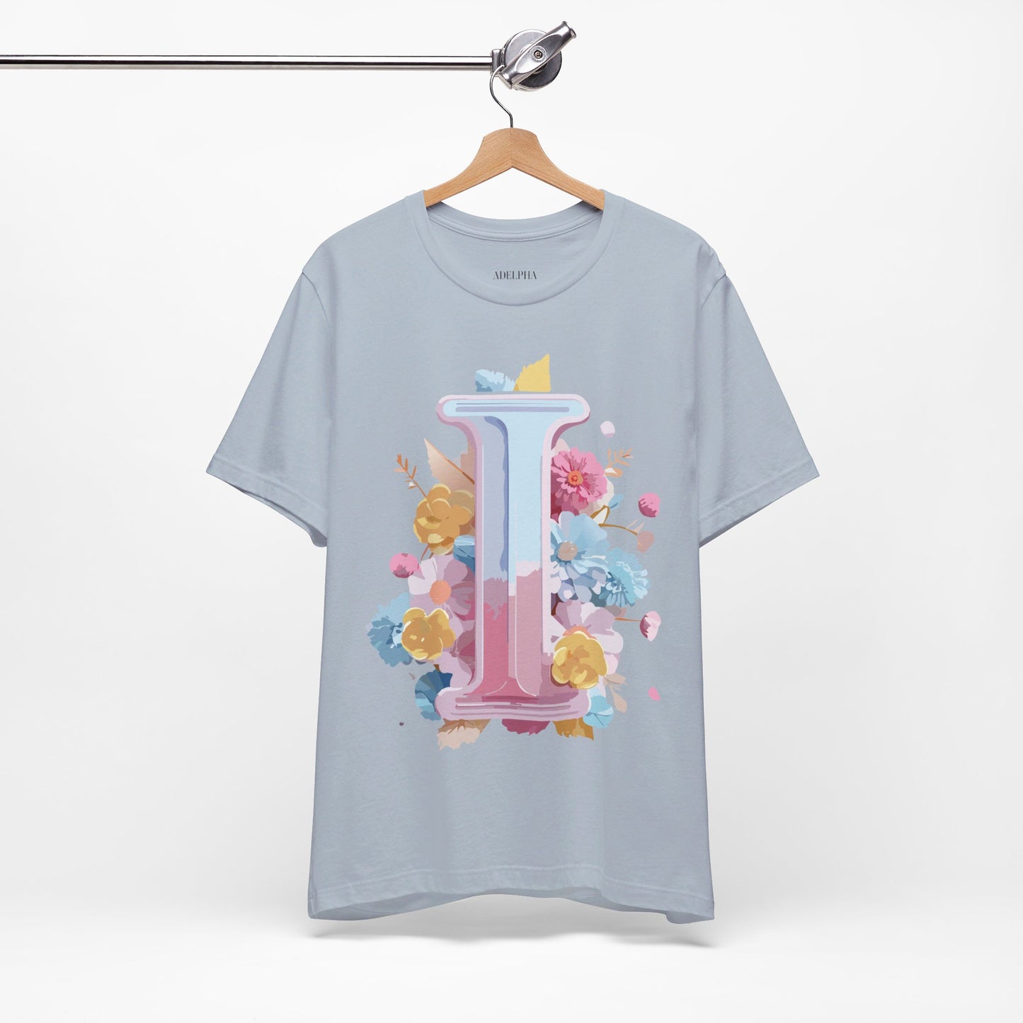 Natural Cotton Tee Shirt - Letters Collection - I