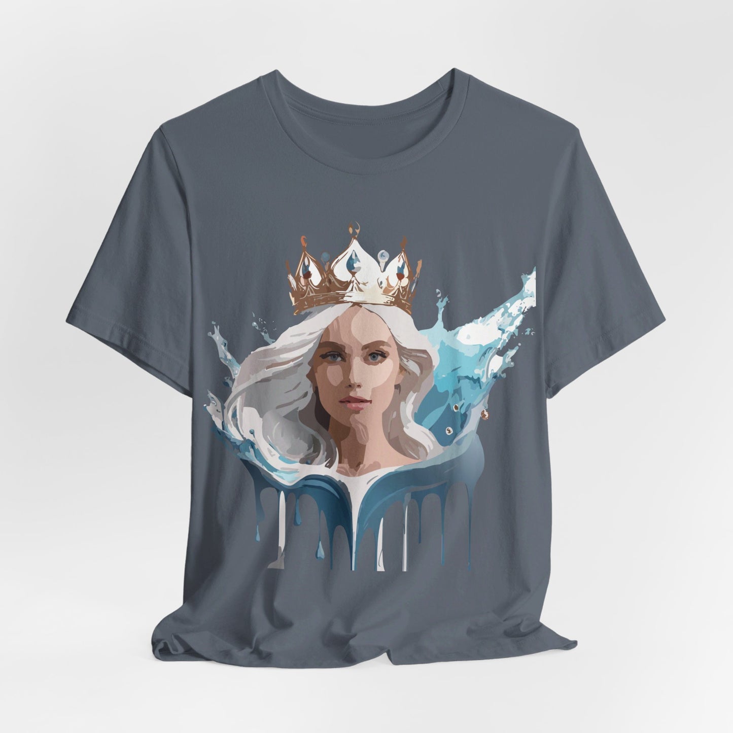 T-Shirt aus natürlicher Baumwolle – Queen Collection