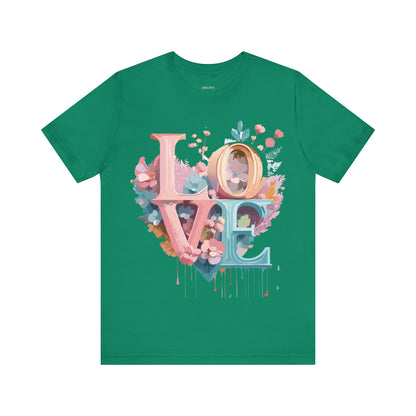 Natural Cotton Tee Shirt - Love Story Collection Printify