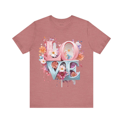 Natural Cotton Tee Shirt - Love story Collection Printify