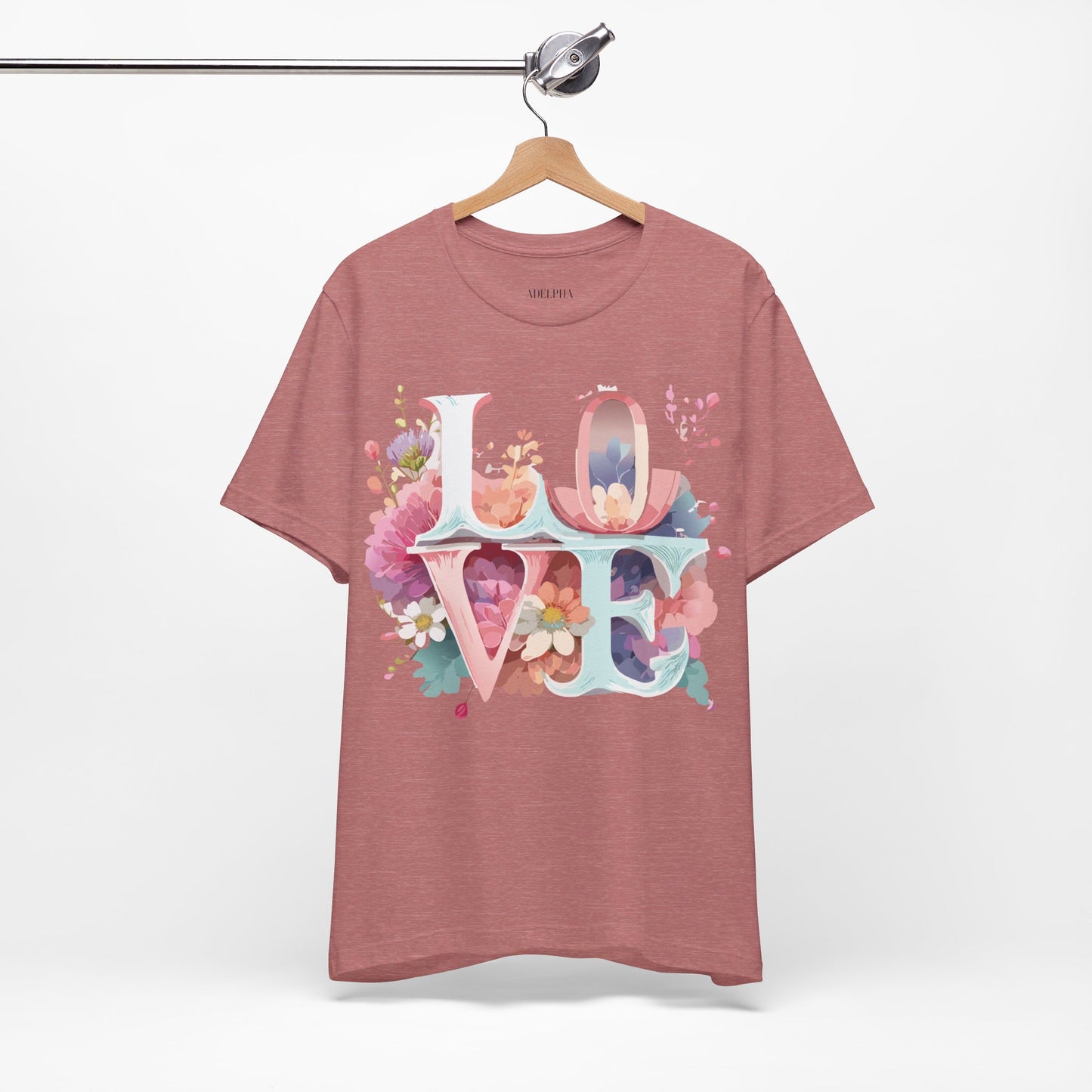 T-Shirt aus natürlicher Baumwolle – Love Story-Kollektion