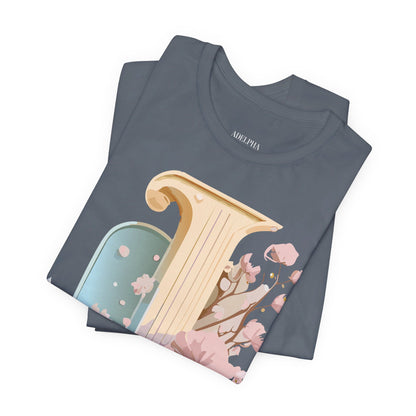 Natural Cotton Tee Shirt - Letters Collection - J Printify