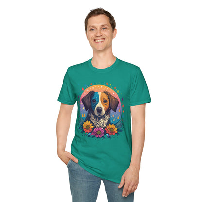 Dog Shirt Unisex Softstyle Tee 100 Percent Cotton Gildan 64000