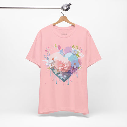 Natural Cotton Tee Shirt - Love story Collection Printify