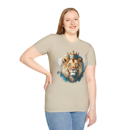 Lion Shirt Unisex Animal Tee Softstyle 64000 100 Percent Ring Spun Cotton