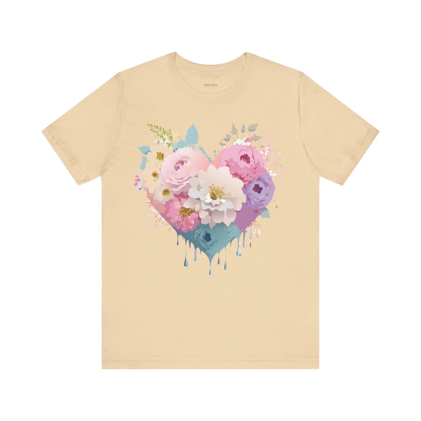 T-shirt en coton naturel - Collection Love story