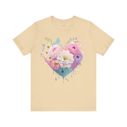 Natural Cotton Tee Shirt - Love story Collection Printify