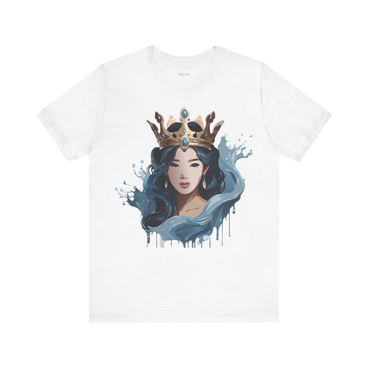 T-Shirt aus natürlicher Baumwolle – Queen Collection