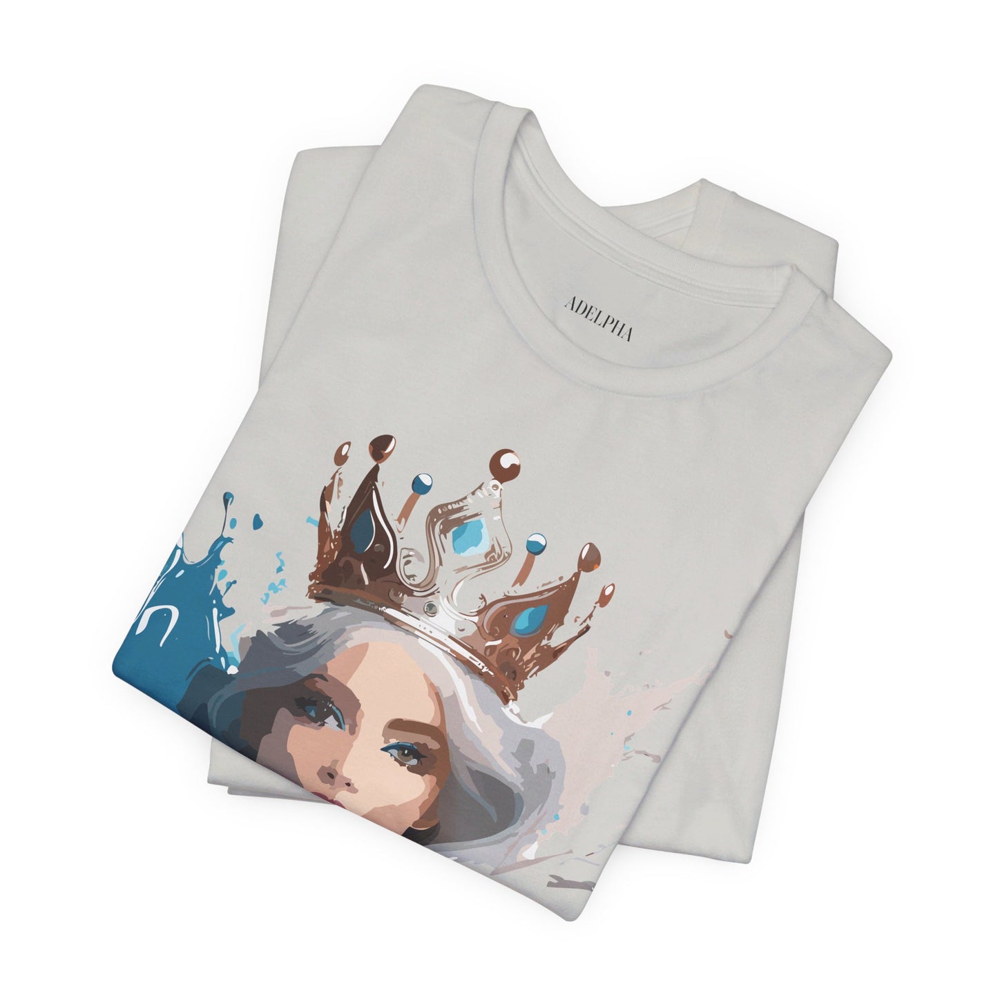 T-Shirt aus natürlicher Baumwolle – Queen Collection