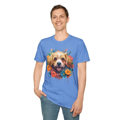 Dog Shirt Unisex Animal Tee Softstyle 64000 Gildan Cotton Tee