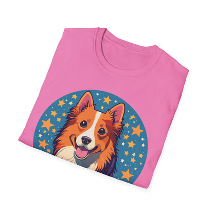 Unisex Dog Shirt Animal Print Tee Gildan Softstyle 64000 Tee