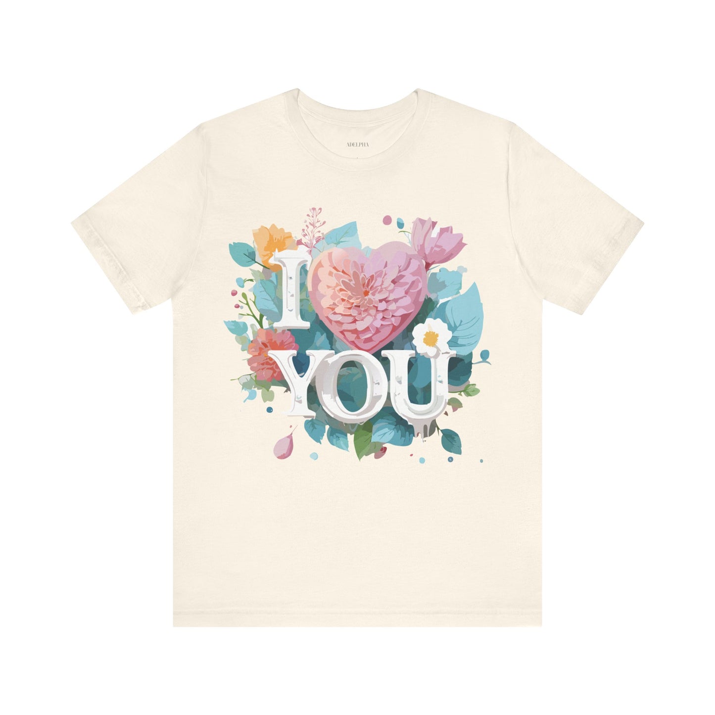 Natural Cotton Tee Shirt - Love story Collection