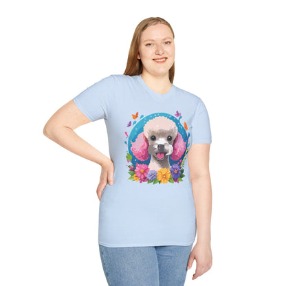 Dog Shirt With Animals Unisex Softstyle Tee 100 Percent Cotton Gildan 64000
