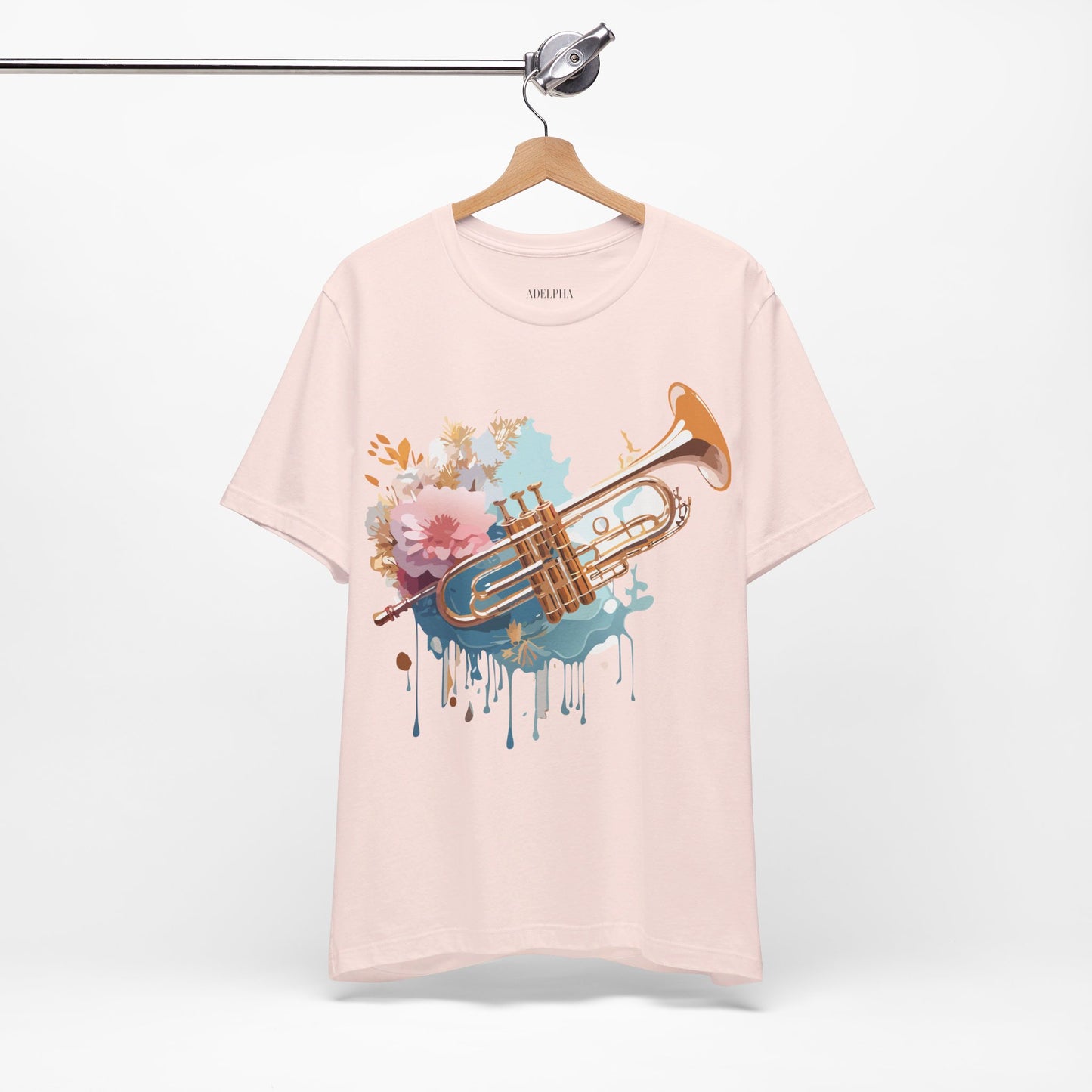 T-Shirt aus natürlicher Baumwolle – Musikkollektion