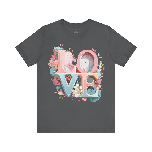 T-Shirt aus natürlicher Baumwolle – Love Story Collection