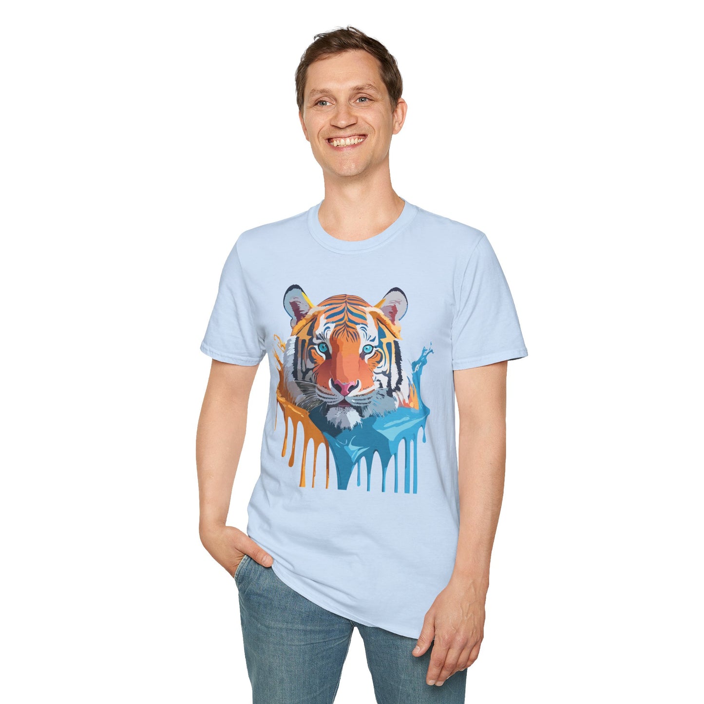 Tiger Shirt, Shirt with Tiger, Animal Tee, Shirt with Animals