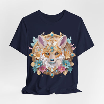 Natural Cotton Tee Shirt - Medallion Collection Printify
