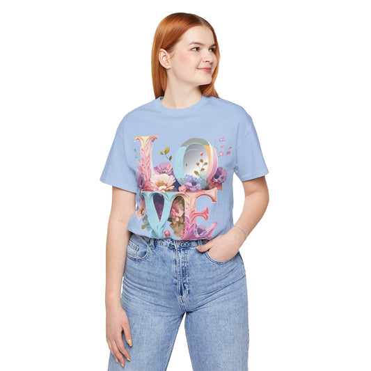 Natural Cotton Tee Shirt - Love story Collection Printify