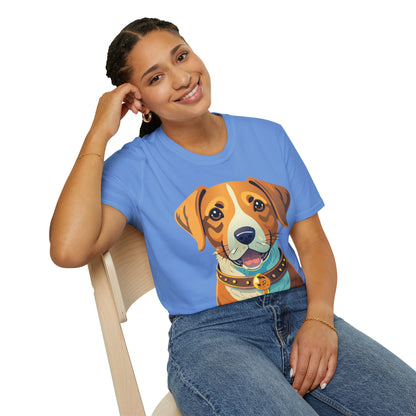 Dog Shirt Unisex Animal Tee Gildan Softstyle 64000 Cotton Tee