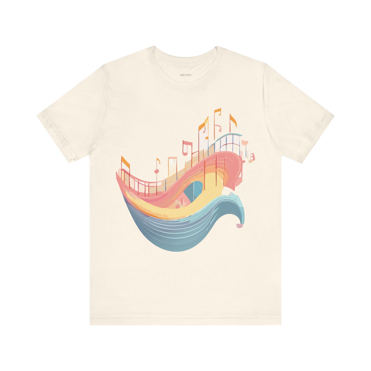 Natural Cotton Tee Shirt - Music collection