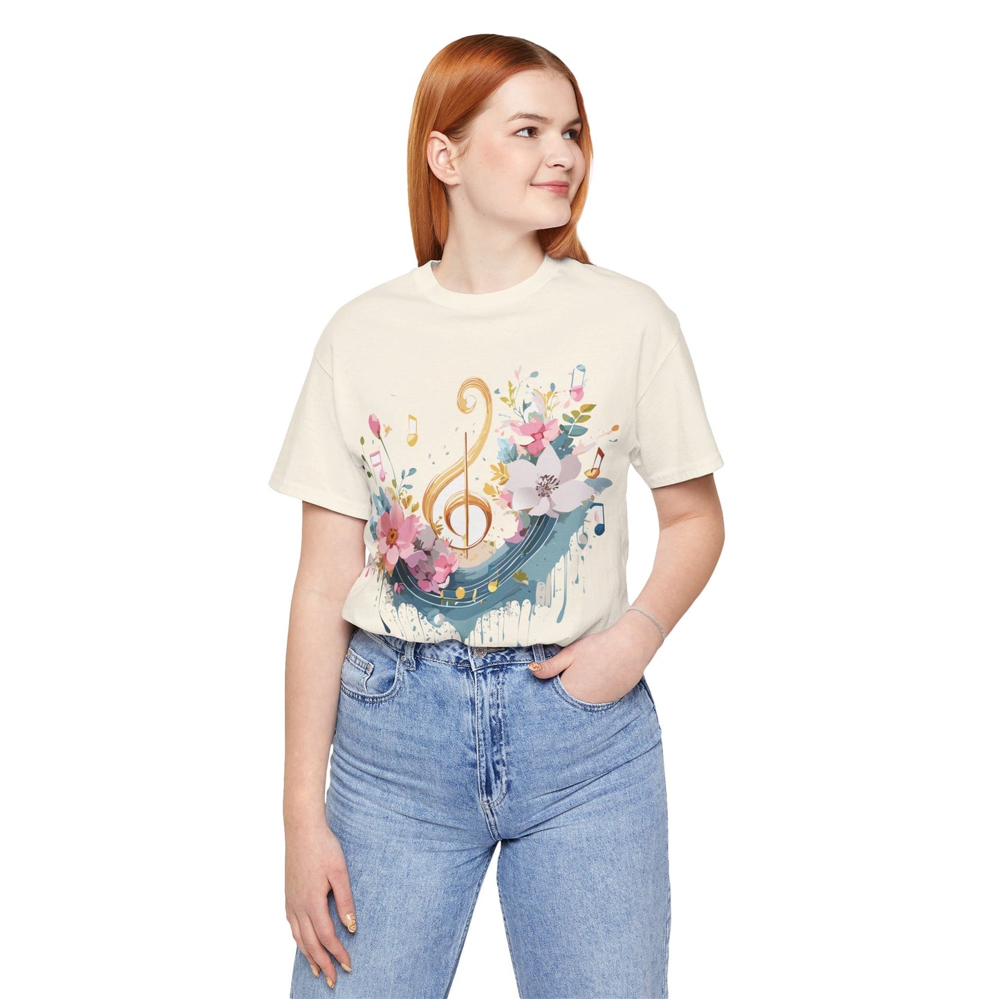 T-shirt en coton naturel - Collection Musique