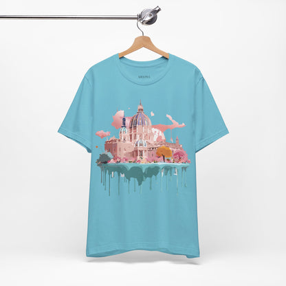 Natural Cotton Tee Shirt - Beautiful Places Collection - Vienna Printify