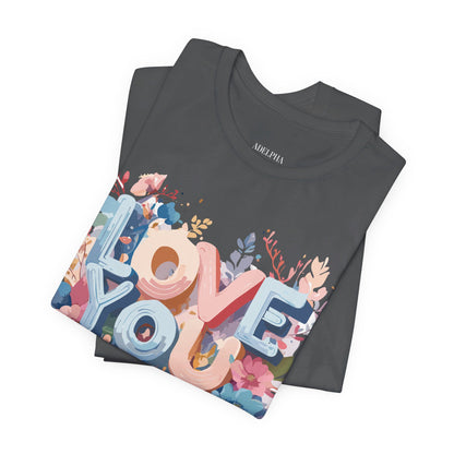 Natural Cotton Tee Shirt - Love Story Collection Printify