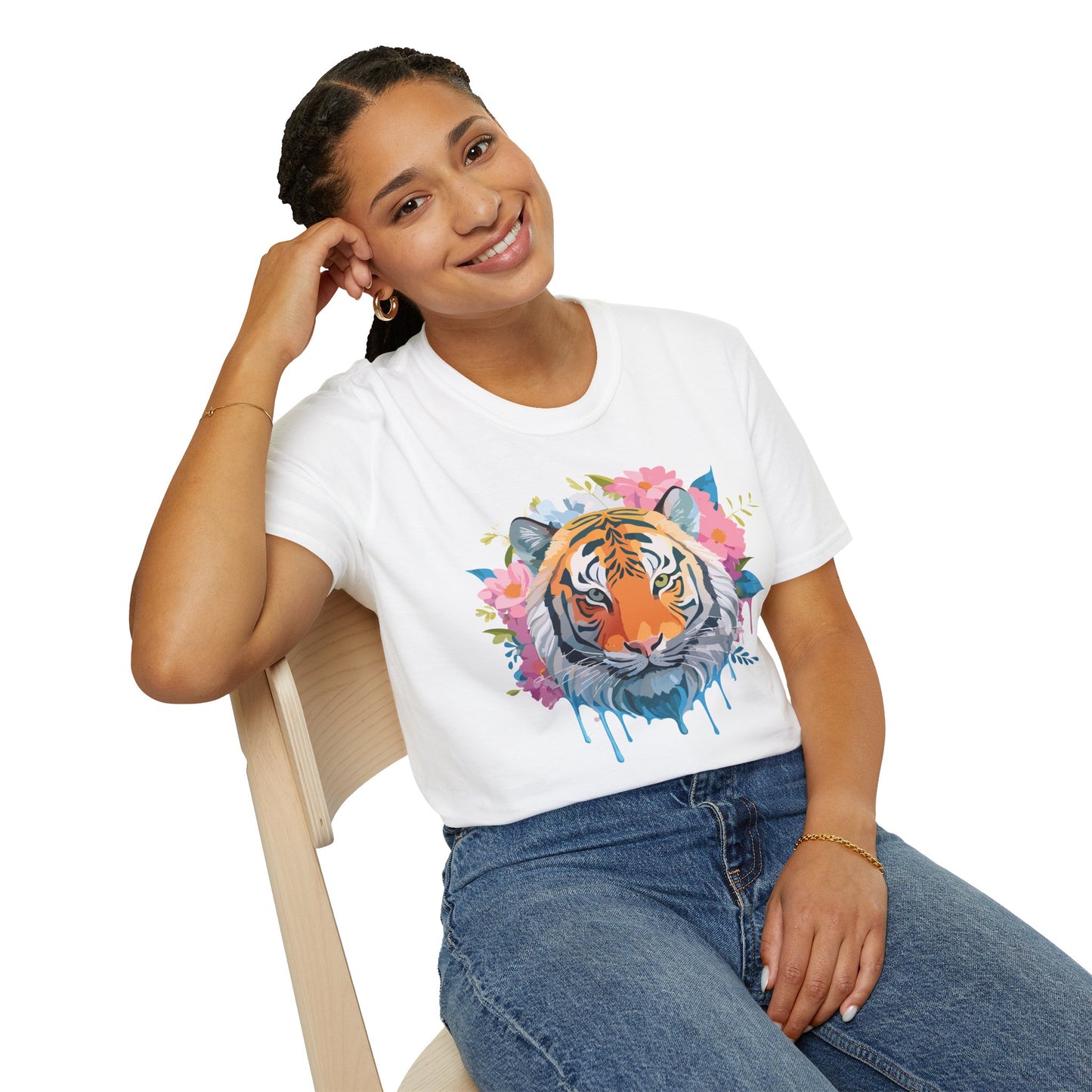 Tiger Shirt, Shirt with Tiger, Animal Tee, Shirt with Animals