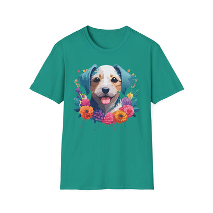 Dog Shirt Unisex Animal Short Sleeve Tee Gildan Softstyle 64000 Cotton Tee
