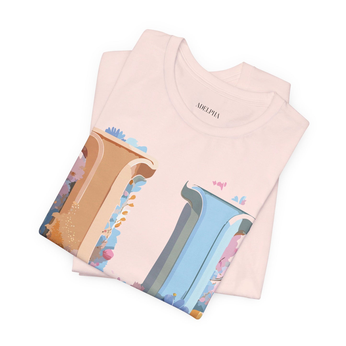 Natural Cotton Tee Shirt - Letters Collection - U