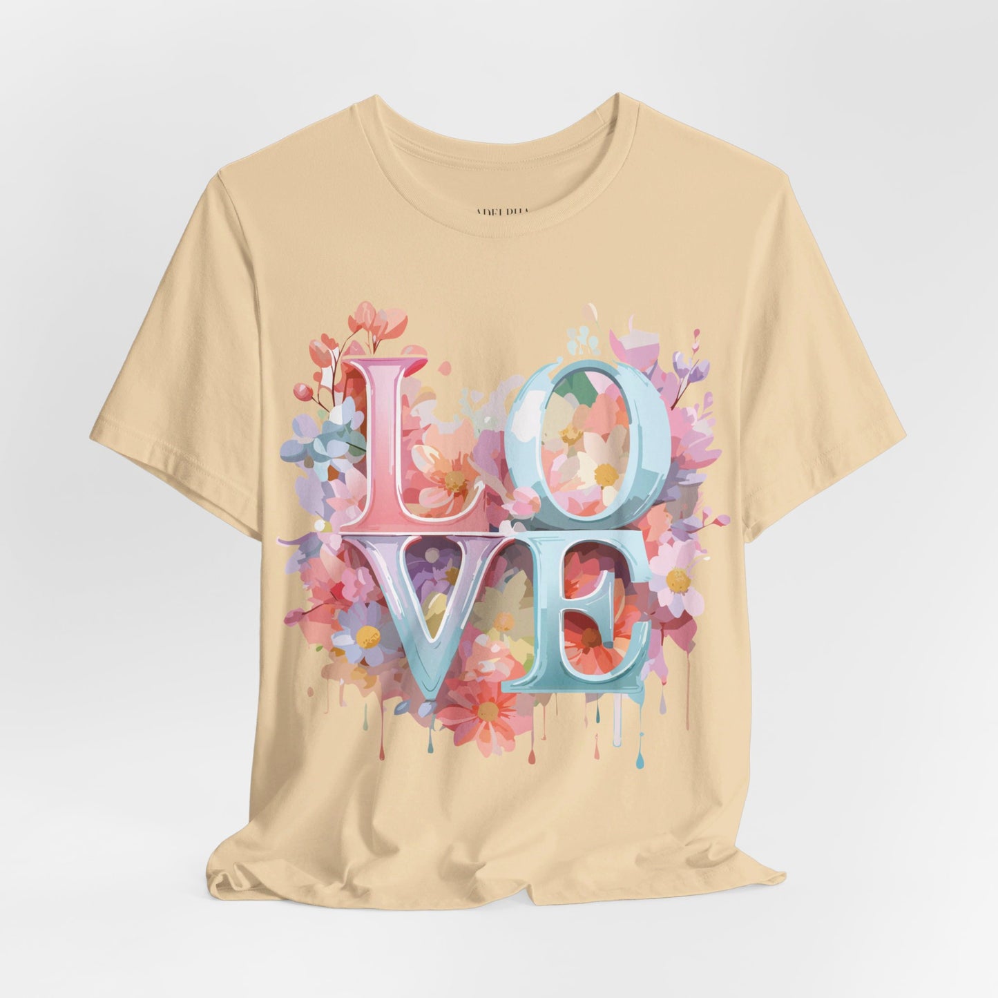 T-Shirt aus natürlicher Baumwolle – Love Story-Kollektion