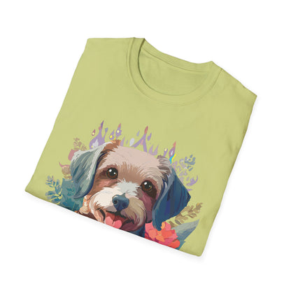 Dog Shirt Unisex Animal Tee Gildan Softstyle 64000 Short Sleeve Tee