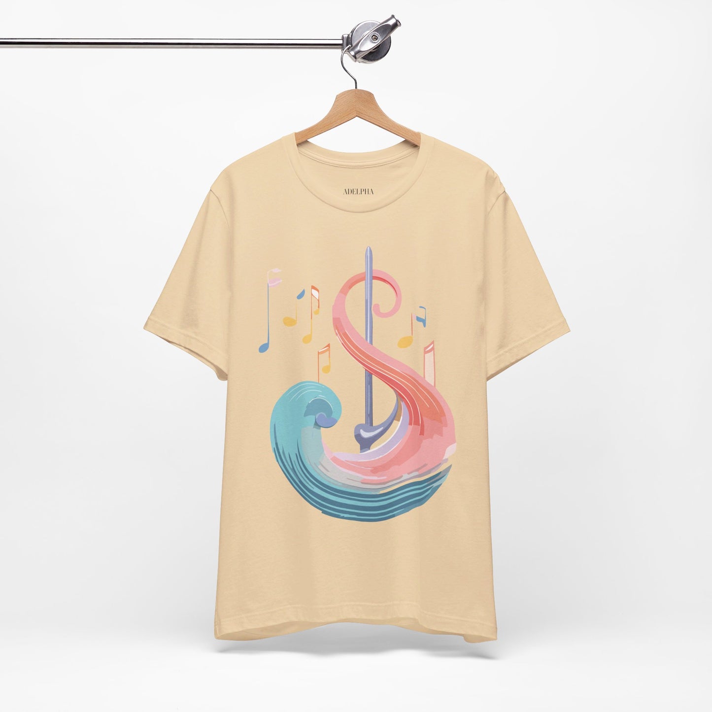 Natural Cotton Tee Shirt - Music collection