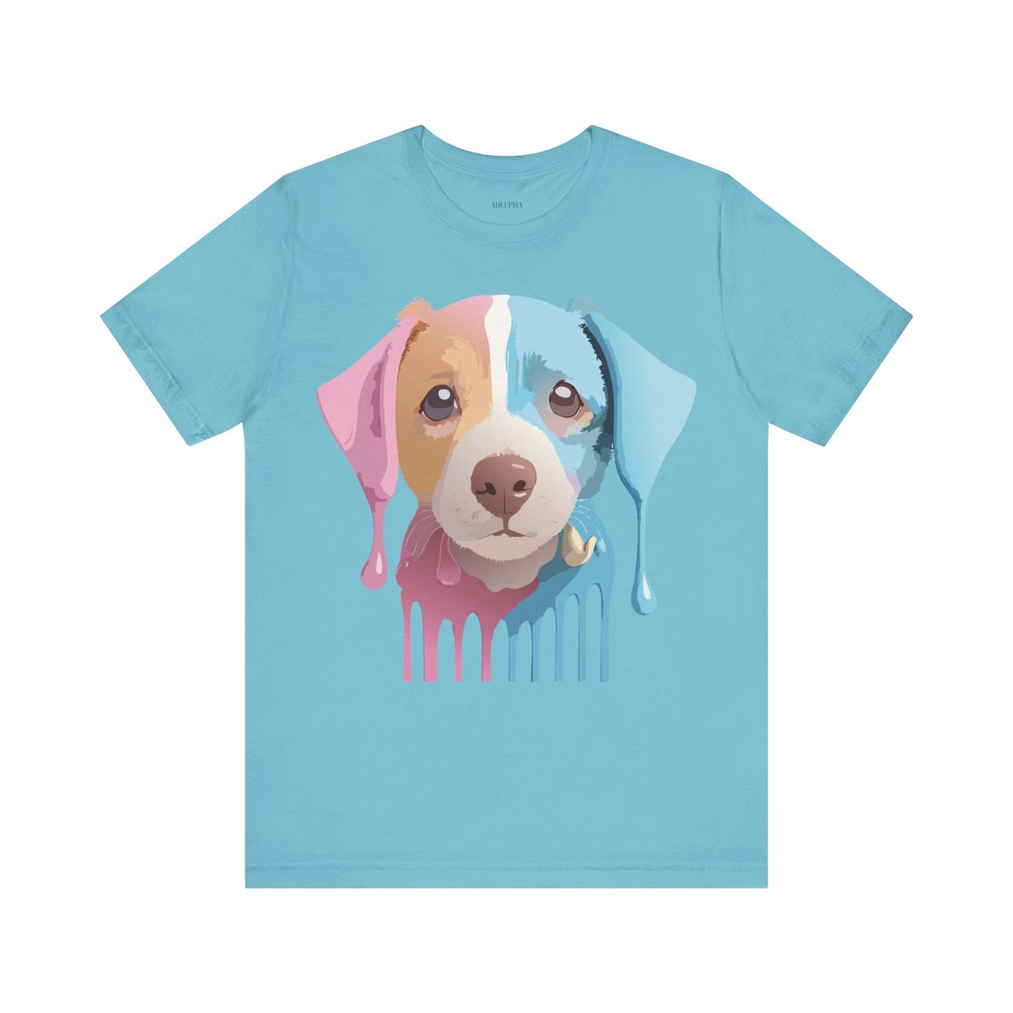 T-shirt en coton naturel avec chien