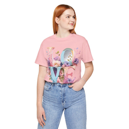 Natural Cotton Tee Shirt - Love story Collection Printify