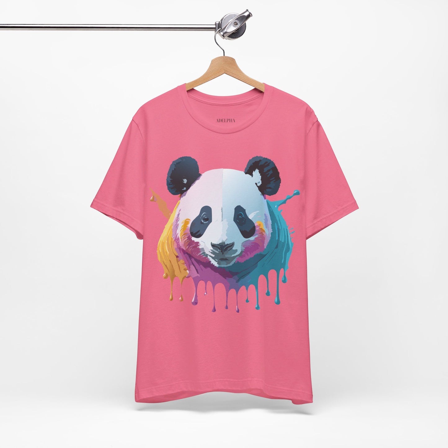 Natural Cotton Tee Shirt with Panda