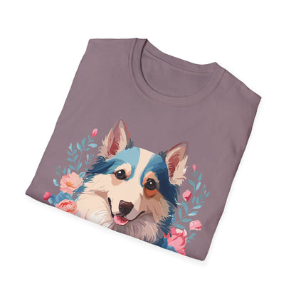 Dog Shirt Unisex Animal Tee Softstyle Cotton Lightweight Breathable