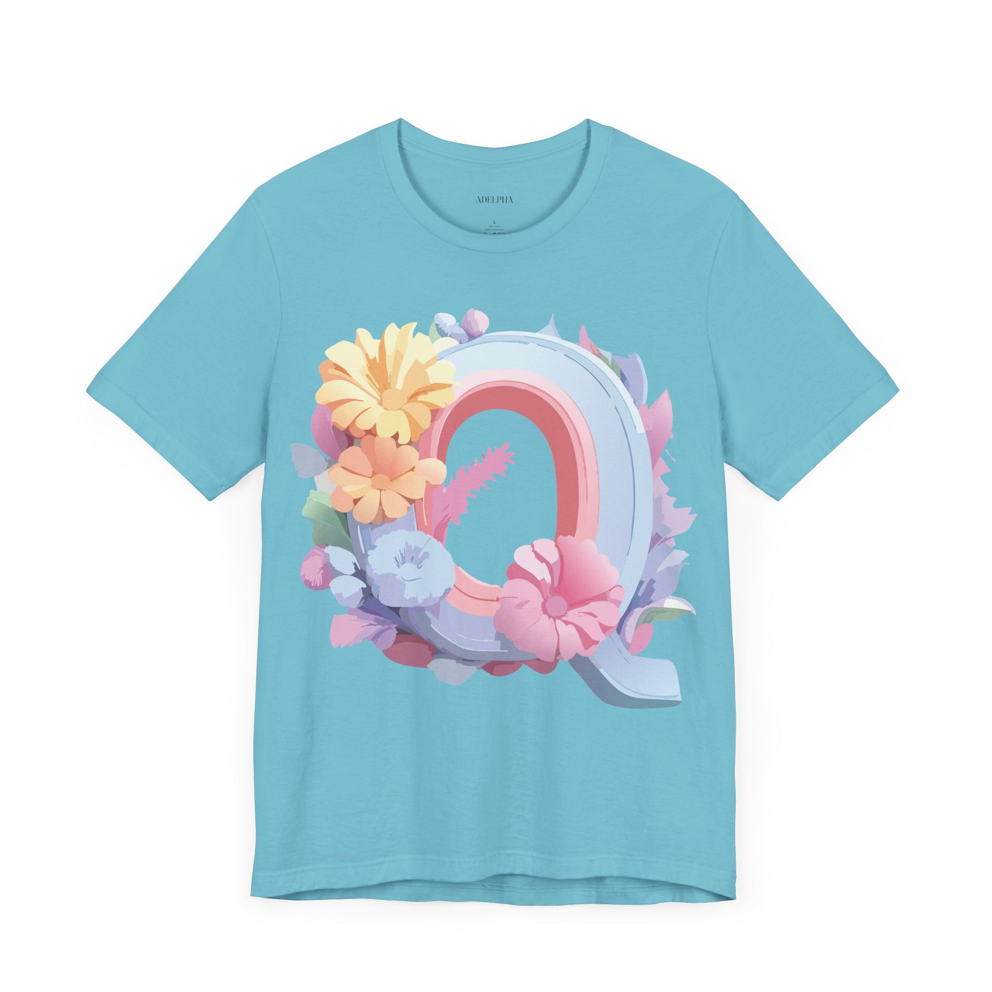 Letter Shirt, Letter Q Shirt - ADELPHA