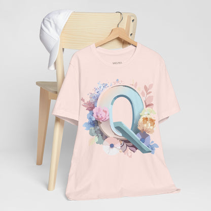 Letter Shirt, Letter Q Shirt - ADELPHA