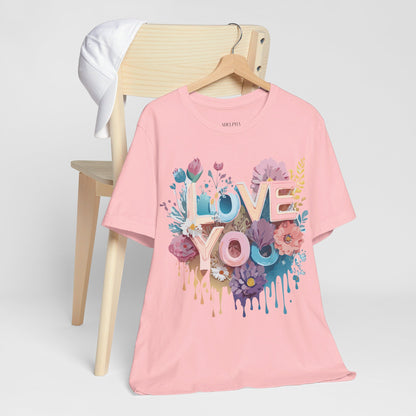 Natural Cotton Tee Shirt - Love story Collection Printify