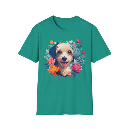 Dog Shirt Unisex Animal Tee Made From 100 Percent Ring Spun Cotton